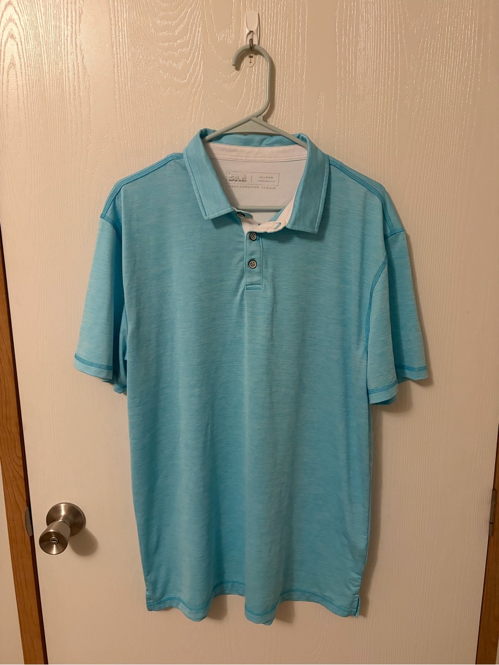 BKE Men's Aqua Polo Shirtu SZ XL